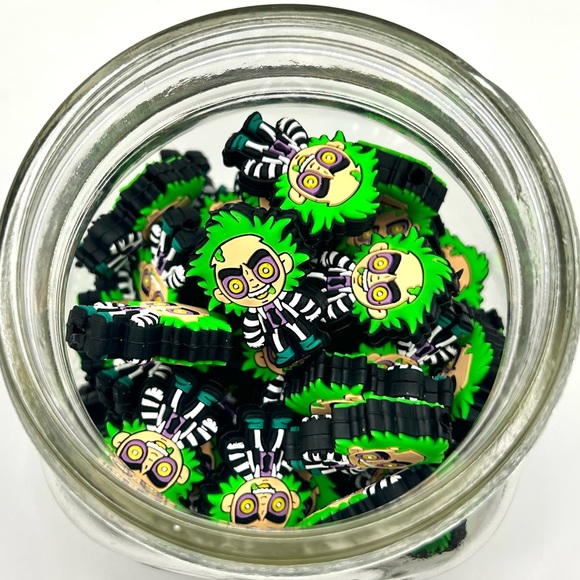 Beetle Juice Focal Silicone Beads - Picture 1 of 1